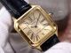 AAA Replica Cartier Santos-Dumont Swiss 9015 Watch All Gold Couple Wrist (2)_th.jpg